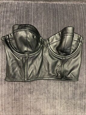 Victoria’s Secret Very Sexy Faux Leather Balconet  Bra